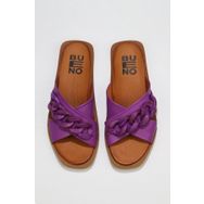 Buneo Shoes 01WU3312 Lila Deri Kadın Sandalet
