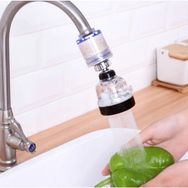 Bunyon Su Arıtmalı 3 Fonksiyonlu Şeffaf 360 Derece Döner Musluk Başlığı