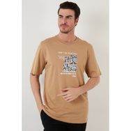 Buratti 5727404 Vizon Erkek T-Shirt