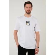 Buratti 5727405 Beyaz Erkek T-Shirt
