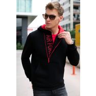 Buratti 575707 Siyah Kırmızı Erkek Sweatshirt