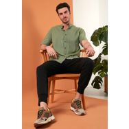 Buratti CF21S113899 Haki Erkek Gömlek