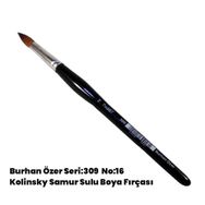 Burhan Özer 309 16 Kolinsky Samur Sulu Boya Fırçası