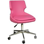 Bürocci Zaga 2023A0120 Pembe Metal Ayaklı Çalışma Koltuğu