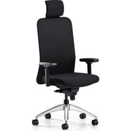 Bürotime Comfy Başlıklı Siyah Çalışma Koltuğu
