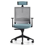 Bürotime Cozy 3D Kol Plastik Ayak Yeşili/Gri Mint Çalışma Koltuğu