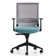 Bürotime Cozy Sabit T Kol Plastik Ayak Mint Yeşili/Gri Çalışma Koltuğu