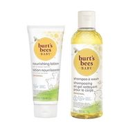Burt's Bees 236.5 ml Bebek Saç ve Vücut Şampuanı + Kayısı Yağı Özlü Besleyici 115 gr Bebek Yağı