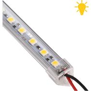 Burul 100 cm Şeffaf Alüminyum Şerit 12 Volt Gün Işığı 1 m Led Işık Aydınlatma