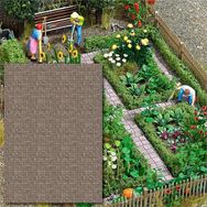 Busch 1:87 Ölçek Zemin Kaplama Karton Kare Doğal Taş 210x148 mm N:7427 Maket