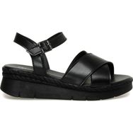 Butigo 23S-064 3FX Siyah Kadın Kalın Taban Sandalet