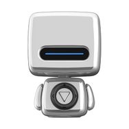 Butu 349 Yaratıcı Robot Tasarımı 5.0 Taşınabilir Kablosuz Gümüş Bluetooth Hoparlör