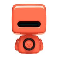 Butu 349 Yaratıcı Robot Tasarımı 5.0 Taşınabilir Kablosuz Turuncu Bluetooth Hoparlör