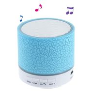 Butu A9 Stereo Çatlak Desenli Mavi Bluetooth El Hoparlörü