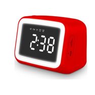 Butu AEC BT511 5.0 Alarm Saat Kırmızı Bluetooth Hoparlör