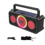Butu BDL-162 5.0 Güneş Enerjili Kırmızı Bluetooth Hoparlör