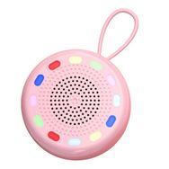 Butu D3 Taşınabilir Mini Kablosuz Pembe Bluetooth Hoparlör