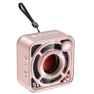 Butu DW12 Taşınabilir Mini Pembe Bluetooth Hoparlör