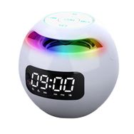 Butu G-90S Çalar Saat FM Radyo Akıllı Subwoofer Taşınabilir Kablosuz Beyaz Bluetooth Hoparlör