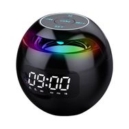 Butu G-90S Çalar Saat FM Radyo Akıllı Subwoofer Taşınabilir Kablosuz Siyah Bluetooth Hoparlör