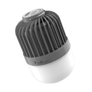 Butu HS-LY01-V1 Led Fener Kamp Parlak Çadır Işıklı Taşınabilir Gri Bluetooth Hoparlör
