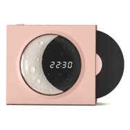 Butu X09 Vinyle Plate Ay Tarzı Çalar Saat Pembe Bluetooth Hoparlör