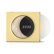 Butu X09 Vinyle Plate Ay Tarzı Çalar Saat Sarı Bluetooth Hoparlör