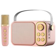 Butu YS103 Taşınabilir K Şarkı Soundbox Kablosuz Pembe Bluetooth Hoparlör