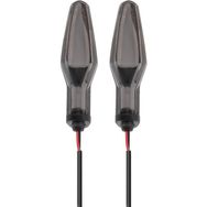 Buyfun Motosiklet LED Ön Arka Sinyal Standart Siyah Dönüş Göstergeleri Lambaları