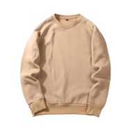 BUYTER 15 Stil Düz Renk Polar Haki Erkek Sweatshirt