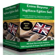 Büyük Boy Renkli Enine Boyuna İngilizce Eğitim Seti