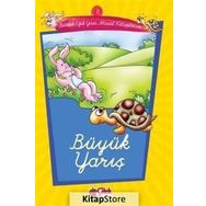 BÜYÜK YARIŞ 1 BİTİŞİK EĞİK YAZI MASAL KİTAPLARIM - KOLEKTIF
