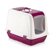 BvLX 5092 Kırmızı Kapalı Büyük Boy Xxl Kedi Tuvaleti