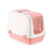 BvLX 5092 Pembe Kapalı Büyük Boy Kedi Tuvaleti