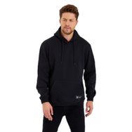 BY COMEOR Kanguru Cepli Kapüşonlu İçi Pamuklu Erkek Sweatshirt Siyah 2XL