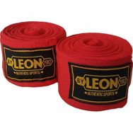 By Leon 1982 Elastik 7 mt Kırmızı Boks Kick Boks ve Muay Thai Bandajı