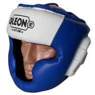 By Leon 1982 Mavi Beyaz Muhafız Kick-Boks ve Muay Thai Kaskı
