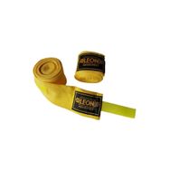 By Leon 3.5 mt Pembe Sarı Elastik Boks Kick Boks ve Muay Thai Bandajı