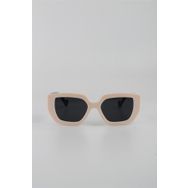 By Marine G24FT1253R06 Krem UV400 Filtre Kadın Güneş Gözlüğü