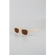 By Marine G24FT2036R01 Krem UV400 Filtre Unisex Güneş Gözlüğü
