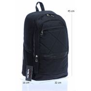 Byhakan PL-0303 Unisex Siyah Okul Çantası