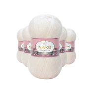 Byline Kemik 11499 5 Adet Angora Lüks El Örgü İpi