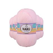 Byline Soft Pembe 2892 5 Adet Elite Baby El Örgü İpi Tüylenmeyen Bebek Yünü