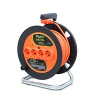 Bylion PMK-30325-F IP20 F Tipi 3x2.5 TTR 30 mt Turuncu Kablo Plastik Makara