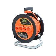 Bylion PMK-50325-F IP20 F Tipi 3x2.5 TTR 50 mt Turuncu Kablo Plastik Seyyar Makara