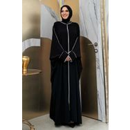Bym Fashion BYM2 Yarasakol Siyah Ferace