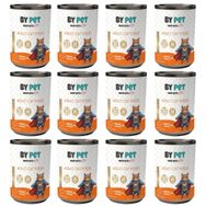 Bypet 12x415 gr Tavuk Etli Yetişkin Konserve Kedi Yaş Maması