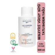 Byphasse 500 ml Tatlı Badem Yağı Besleyici Vücut Sütü