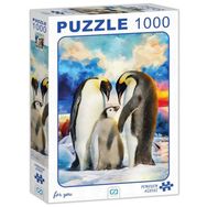 CA Games 1000 Parça Penguen Ailesi Puzzle