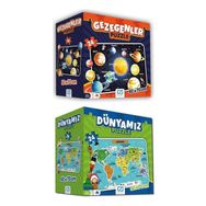 CA Games 2'li Dünyamız ve Gezegenler Yer Puzzle Seti